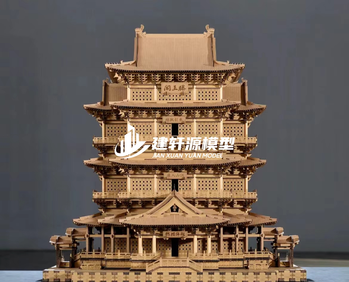 沙坡头古建木质模型制作